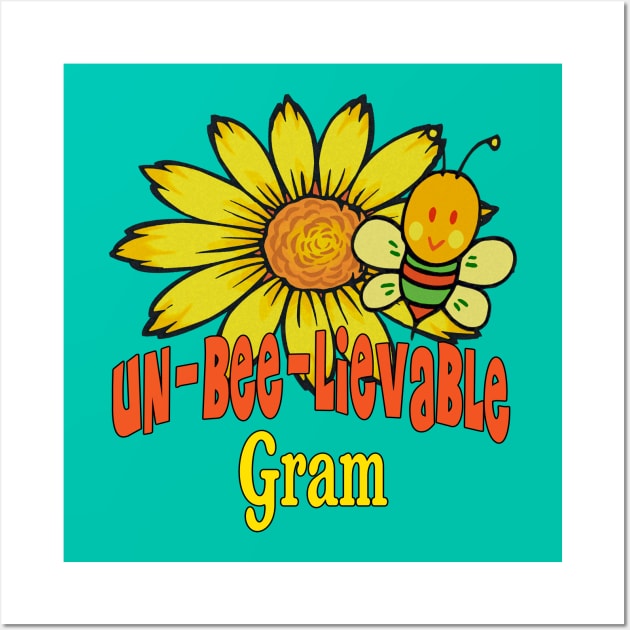 Unbelievable Gram Sunflowers and Bees Wall Art by FabulouslyFestive